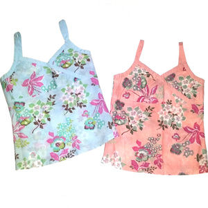 OLD NAVY ~TROPICAL SUMMER FLORAL COTTON TOPS~